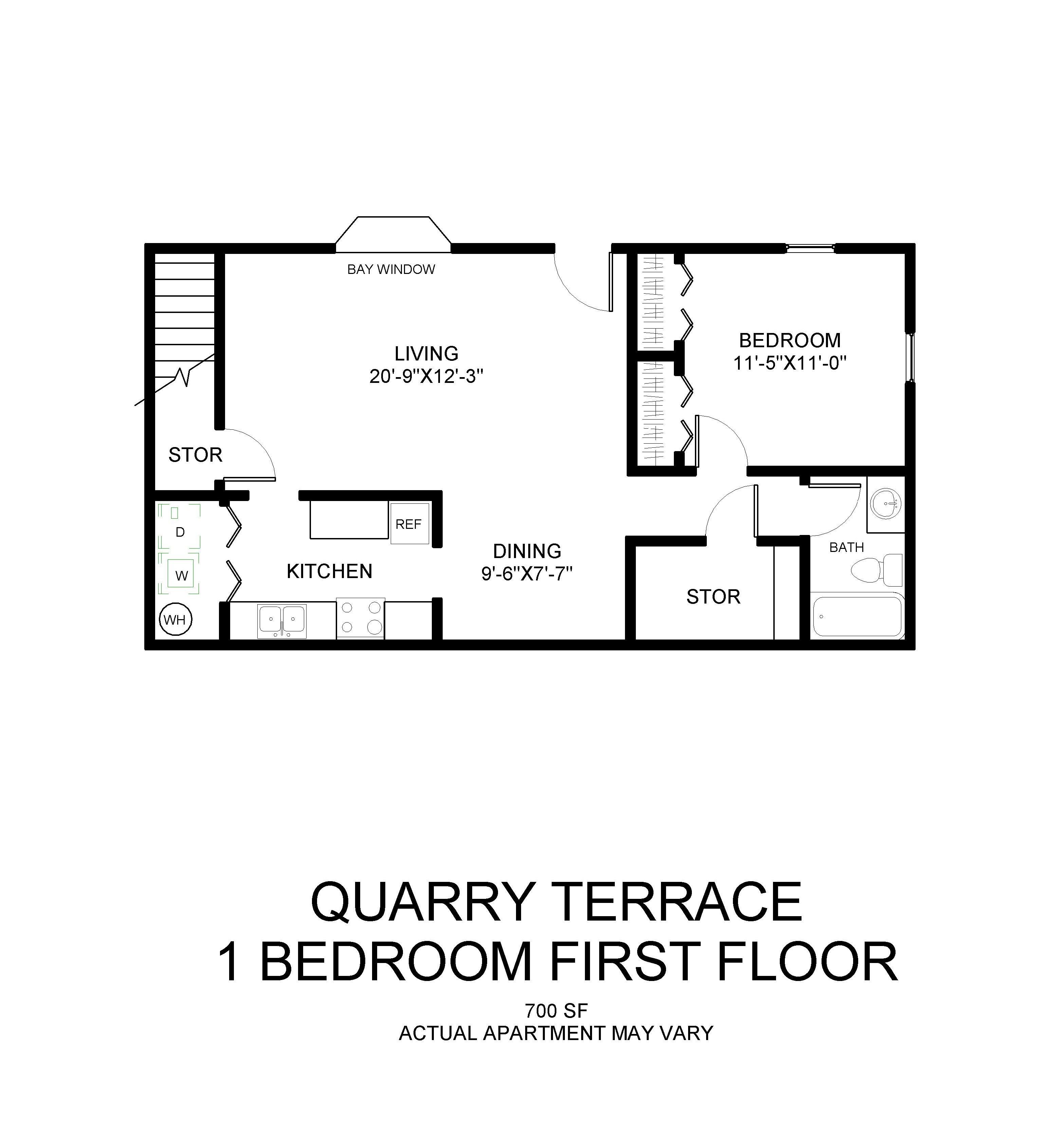 Apartment layout (apt 3)
